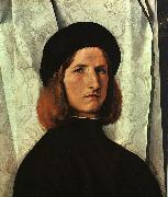 Lorenzo Lotto Portrait of a Young Man   cc USA oil painting reproduction